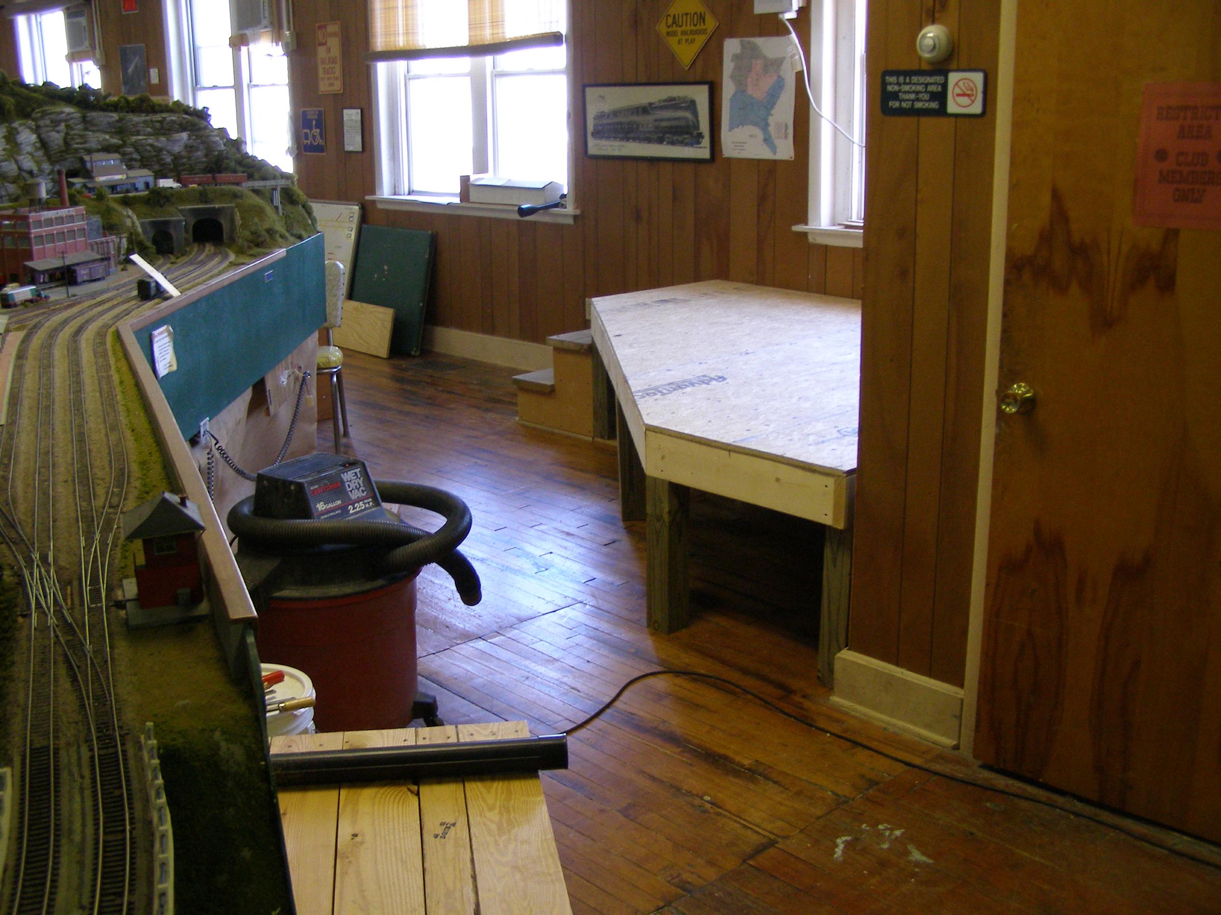 The tower floor